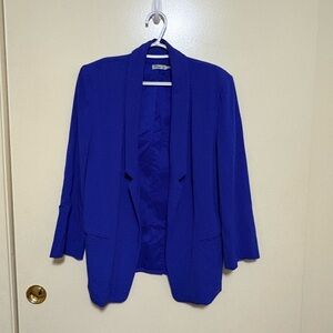 Eliza J Vibrant Blue Women's Blazer